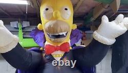 Gemmy Halloween Airblown Inflatable Homer Simpson Vampire 8ft RARE Used