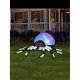 Gemmy Halloween Airblown Inflatable Spider Kaleidoscope Lightshow Spider In Hand