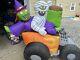 Gemmy Halloween Inflatable Hot Rod Witch Frankenstein Mummy 6' Yard Decoration