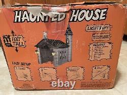 Gemmy Halloween inflatable Haunted House 11' tall tower and gargoyle(Rare/HTF)