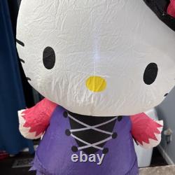 Gemmy Hello Kitty Airblown Inflatable Halloween Witch 3.5 Feet EUC