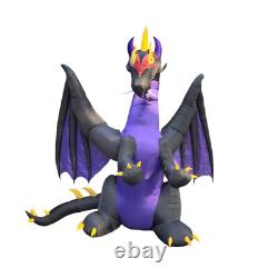 Gemmy Holiday Living Lighted Animatronic Dragon Inflatable Airblown 9ft Tall Gemmy Holiday Living Lighted Animatronic Dragon Inflatable Airblown 9ft Tall