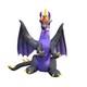 Gemmy Holiday Living Lighted Animatronic Dragon Inflatable Airblown 9ft Tall