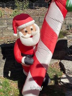 Gemmy Home Accents 9.5 ft wide Merry Christmas candy cane archway