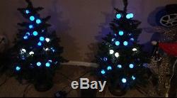 Gemmy Incredible Holiday Light Show Porch Tree Set