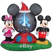Gemmy Industries Mickey Mouse Clubhouse Christmas Inflatable Fabric 78 in. X 60