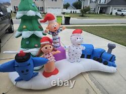 Gemmy Inflatable 9 1/2' Rudolph The Red Nosed Reindeer Island of Misfit Toys Gemmy Inflatable 9 1/2' Rudolph The Red Nosed Reindeer Island of Misfit Toys