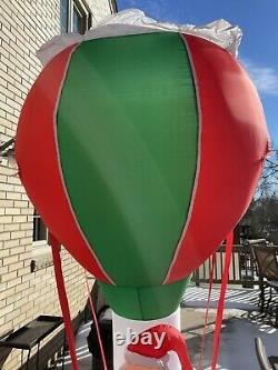 Gemmy Inflatable Santa Trim a Home 8' Airblown Hot Air Balloon Yard Decor 2013