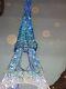 Gemmy Led Lightshow 5 Ft Glimmer Lighted Crystal Eiffel Tower Decor New W Box