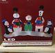 Gemmy Lightshow Christmas Carolers Airblown Inflatable With Music Holiday Nib 10