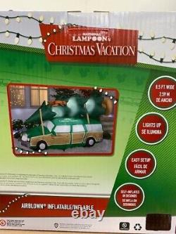 Gemmy National Lampoons Griswold Christmas Vacation Station Wagon Car Inflatable