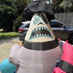 Gemmy Nightmare Before Christmas Mayor Lock Shock Barrel Lighted Inflatable 7ft