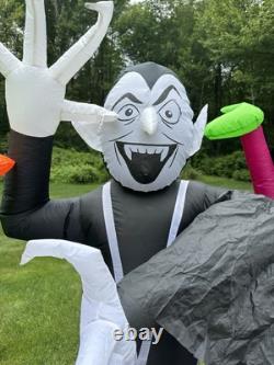 Gemmy Prototype Halloween Inflatable Dracula DJ Monster Mash Gemmy Prototype Halloween Inflatable Dracula DJ Monster Mash
