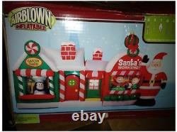Gemmy RARE Animated 10 Ft Airblown Inflatable Christmas North Pole Village