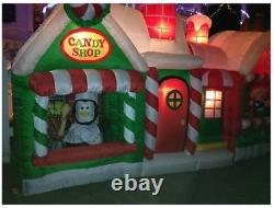 Gemmy RARE Animated 10 Ft Airblown Inflatable Christmas North Pole Village