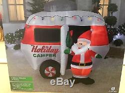 Gemmy Santa Holiday Camper RV Christmas Airblown Inflatable Outdoor Display New
