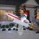 Gemmy Star Wars R2-d2 In X-wing Fighter Inflatable Yard 7. Ft Decoration