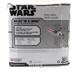 Gemmy Star Wars R2-D2 in X-Wing Fighter Inflatable Yard 7. Ft Decoration