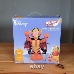 Gemmy Vampire Tigger Blow Up Halloween Disney Airblown Inflatable 7ft 2004