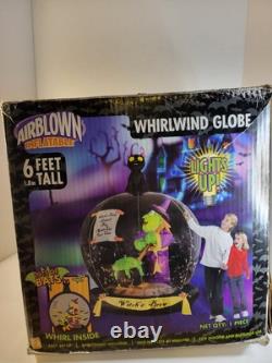 Gemmy Witches Brew Whirlwind Globe Airblown Inflatable, 6 Feet Tall