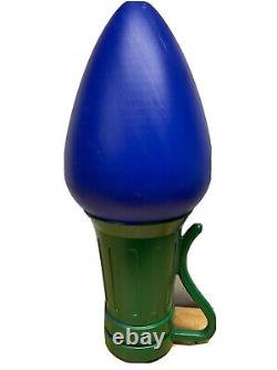 General Foam 28 Giant Blue C-7 Christmas Light Bulb Blow Mold Works