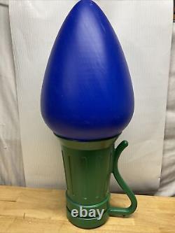 General Foam 28 Giant Blue C-7 Christmas Light Bulb Blow Mold Works