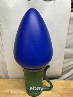 General Foam 28 Giant Blue C-7 Christmas Light Bulb Blow Mold Works