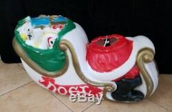 General Foam Blow Mold Santa Claus Sled REPLACEMENT PART Christmas SLEIGH ONLY