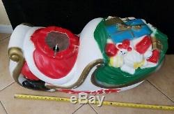 General Foam Blow Mold Santa Claus Sled REPLACEMENT PART Christmas SLEIGH ONLY