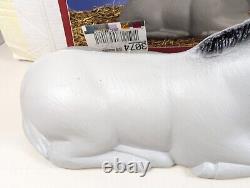 General Foam Christmas Nativity Gray Donkey Mule Burro Lighted Blow Mold withBox