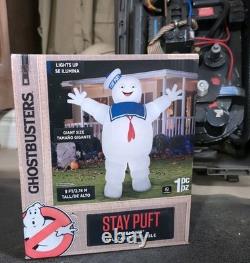 Ghostbusters 9 FT Stay Puft Marshmallow Man Airblown Halloween Inflatable Ghostbusters 9 FT Stay Puft Marshmallow Man Airblown Halloween Inflatable