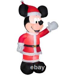 Giant 11 Ft. DISNEY MICKEY MOUSE SANTA AIRBLOWN INFLATABLE NEW