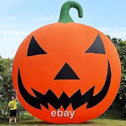 Giant 26Ft Halloween Inflatable Pumpkin Light Decorations with 750w Blower