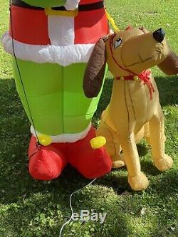 Giant 8' Airblown Inflatable Grinch with Max Gemmy GUC Dr. Seuss