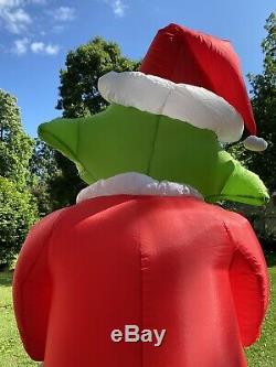 Giant 8' Airblown Inflatable Grinch with Max Gemmy GUC Dr. Seuss