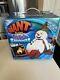 Giant Airblown Slipping Snowman Inflatable 8 Ft Christmas Air Formz Rare Skates