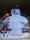Giant Frosty The Snowman 18 Ft Inflatable Light Show, Excellant Used Condition