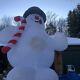 Giant Frosty The Snowman 18 Ft Inflatable Light Show, Good Used Condition
