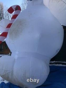 Giant Frosty The Snowman 18 Ft INFLATABLE LIGHT SHOW, Good Used Condition