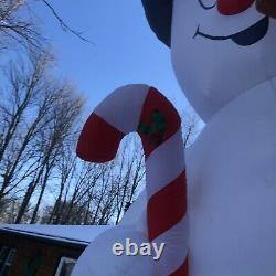 Giant Frosty The Snowman 18 Ft INFLATABLE LIGHT SHOW, Good Used Condition