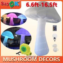 Giant Inflatable Mushroom Decors with Air Blower, For Theme Park/Event/Party