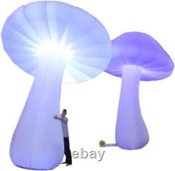 Giant Inflatable Mushroom Decors with Air Blower, For Theme Park/Event/Party