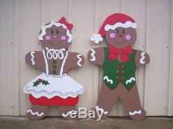 Gingerbread Sweeties Christmas Yard Art Decoration