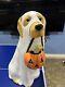 Golden Retriever Halloween Dog Blow Mold Ghost Led Lit 2024 Home Depot 2.5 Ft