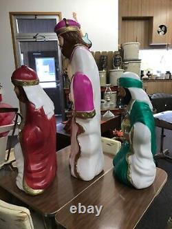 Grand Venture Nativity Three-piece Wise Men Blow Mold Lights