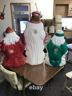 Grand Venture Nativity Three-piece Wise Men Blow Mold Lights