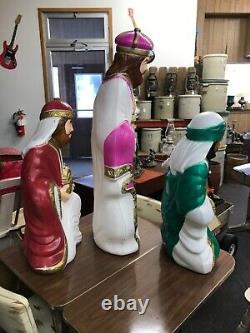 Grand Venture Nativity Three-piece Wise Men Blow Mold Lights