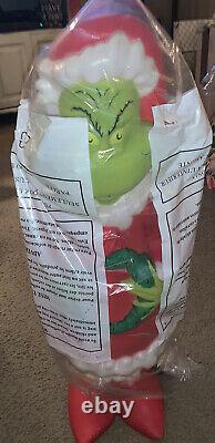 Grinch 24 Christmas Santa Lighted Blow Mold Whoville outdoor Plastic decor