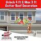 Grinch 4 Ft And Max 3 Ft Roof/ Gutter Christmas Decorations
