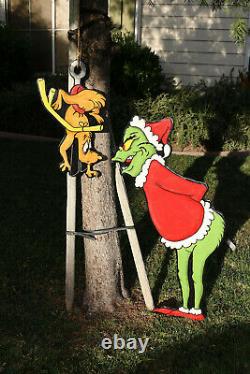 Grinch How The Grinch Stole Christmas Yard Decor Lawn Art Free Shipping